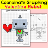 Valentine's Day Math: Coordinate Graphing Mystery Picture Robot