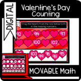 Valentines Day Counting 1-120 Digital Google Classroom: Mo