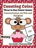 Valentine's Day Math Center Games Money Coins