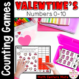 Valentines Day Counting Worksheet Numbers 0-10 | February 