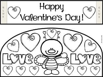 Valentine's Day Craft by Kindergarten Printables | TpT