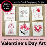 Valentines Day Craft Bulletin Board | Handprint Art for Ba