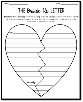 Design Thinking Activity #1 – The Love/Breakup Letter