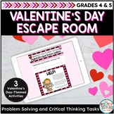Valentines Day Digital Escape Room | Math Problem Solving