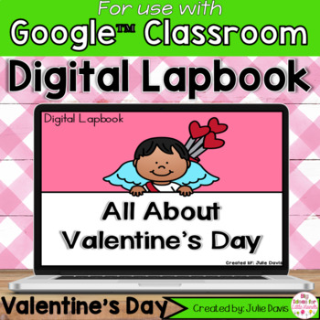Preview of Valentines Day Digital Interactive Notebook Google Classroom
