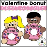 Donut Craft Valentine's Day Kindergarten Preschool Donuts 