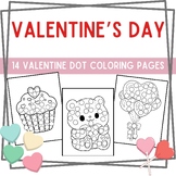 Valentines Day Dot Marker Pages