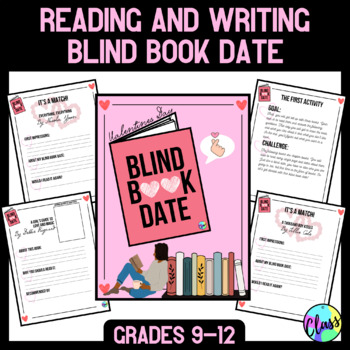 Preview of Valentines Day February | Blind Book Date | High School Reading and Writing