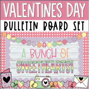 Preview of Valentines Day/February Bulletin Board Set