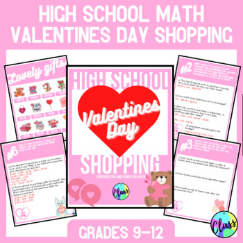 Preview of Valentines Day Budgeting Math | Gift shopping | High School