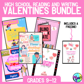 Preview of Valentines Day February | High School Reading and Writing Bundle