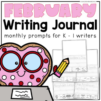 Valentines Day | February Writing Prompts by Kindershenanigans | TpT