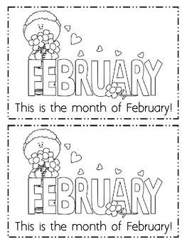 Preview of Valentine's Day, February, and Groundhog Day Emergent Readers Bundle