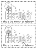 Valentine's Day, February, and Groundhog Day Emergent Read