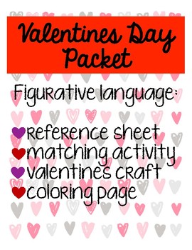 Preview of Valentines Day Figurative Language