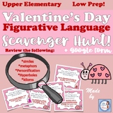 Valentines Day Figurative Language Scavenger Hunt