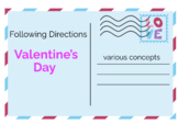 Valentines Day: Following Directions (BOOM cards)
