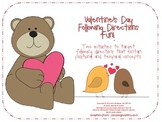 Valentine's Day Following Directions Fun for Speech Langua