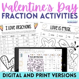Valentines Day Fraction Activities