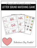 Valentines Day Freebie | Letter Matching Preschool Enrichment