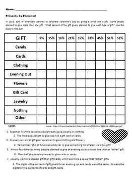 valentines day fun eight logic puzzles and brain teasers for middle