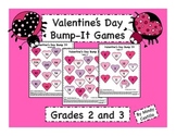 Valentine's Day Math- Bump It! Games