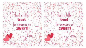 Preview of Valentines Day Gift Tags