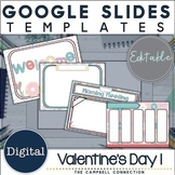 Valentines Day Google Slides Template 1 | Editable | Holiday