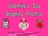 Valentine's Day Graphing Practice for Kindergarten