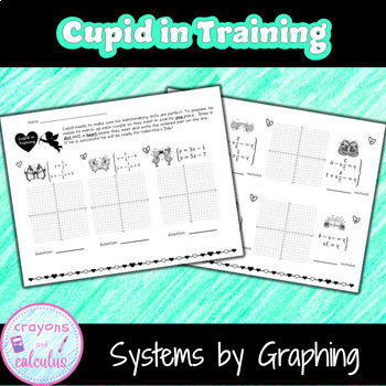 Preview of Valentines Day Graphing Systems Linear Equations