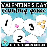 Valentine's Day Math Center - Number Identification and Co