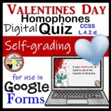 Valentines Day Homophones Google Forms Quiz