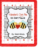 Valentine's Day: Hundreds Chart Puzzles