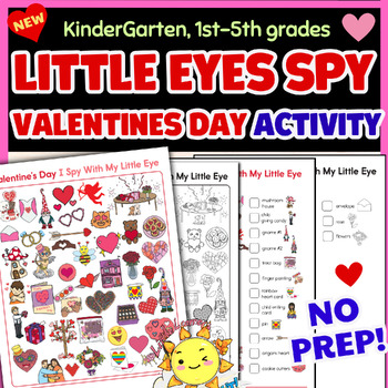 Preview of I SPY BY MY LITTLE EYES|March St Patricks Day Hidden Object Game Spring Activity
