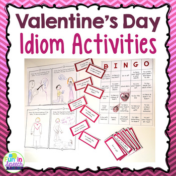 Preview of Valentine's Day Idioms | Speech Therapy Activities