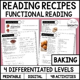 Functional reading, life skills reading - Reading Recipes,