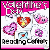 Valentines Day Kindergarten February Literacy Centers - Le