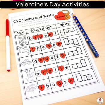 Valentine's Day Literacy Activities (Kindergarten) by United Teaching