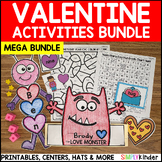 Valentines Day Kindergarten MEGA Activities, Crafts, Cente