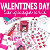 Valentines Day Language Unit for Speech Therapy (+ BOOM Cards)