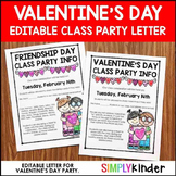 Valentine's Day Letter To Parents