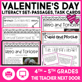 Valentine's Day Reading Comprehension Passages Task Cards 