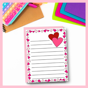 Love Letter Writing Set Valentines Day Gift Cute Stationary Valentines  Digital Paper Love Notes Love Letter Stationery 