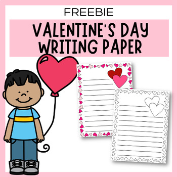 Preview of Valentines Day Love Letter Writing Paper | Valentine's Day Freebie