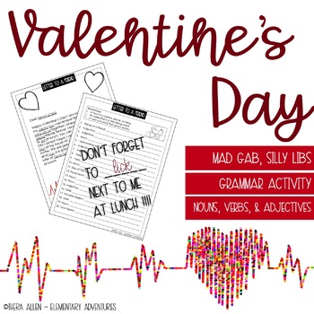 Preview of Valentine's Day - Mad Gab - Silly Lib - Grammar Activity