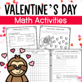 Valentine's Day Math Activities - Candy Hearts, Graphing, 