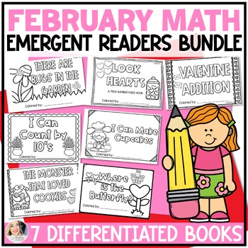 Preview of Valentines Day Math Activities for Kindergarten & Pre-K | February Activities