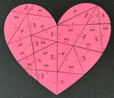 Valentines Day Math Activity - Add Subtract Multiply Divid