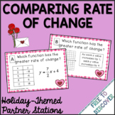 Valentines Day Math Activity Comparing Rate of Change 