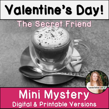 Preview of Valentines Day Math Activity for Middle School 7th 8th Algebra Mystery Game